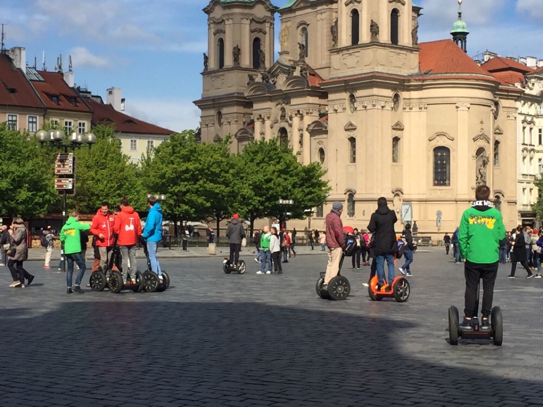 Segway sur la place